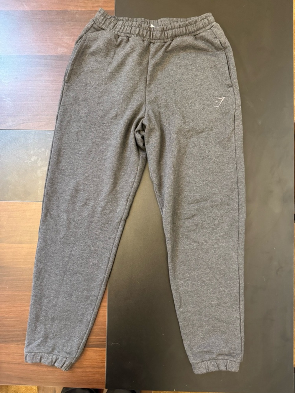 Gymshark Charcoal Gray Sweatpants with Elastic Waist